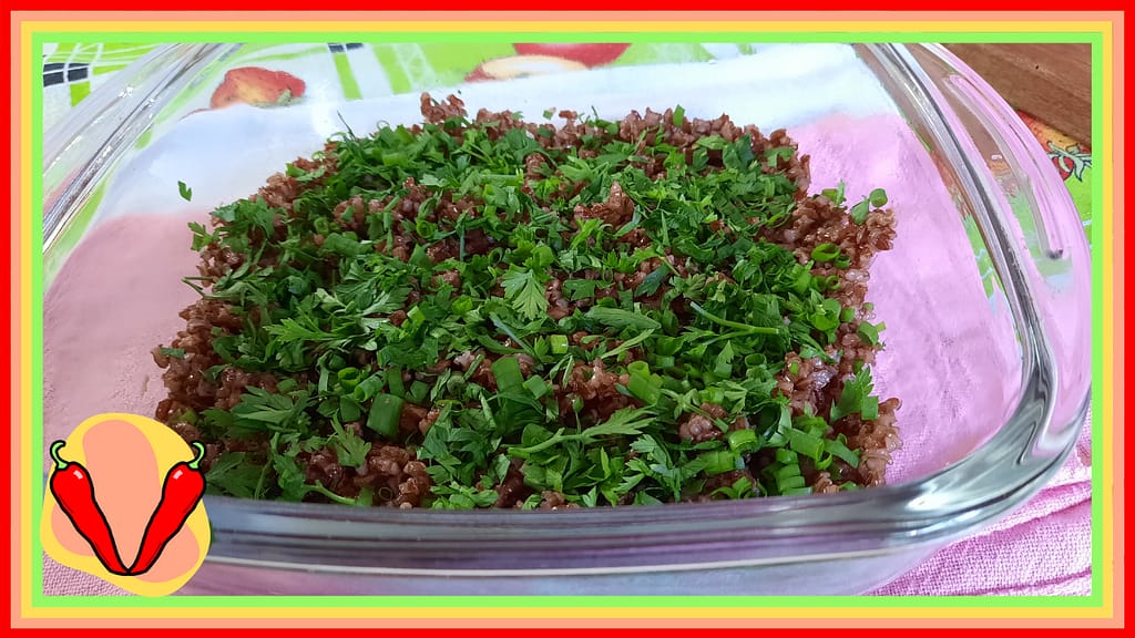 Arroz vermelho fácil na panela de pressão Arroz vermelho fácil na panela de pressão
